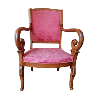 Fauteuil acajou