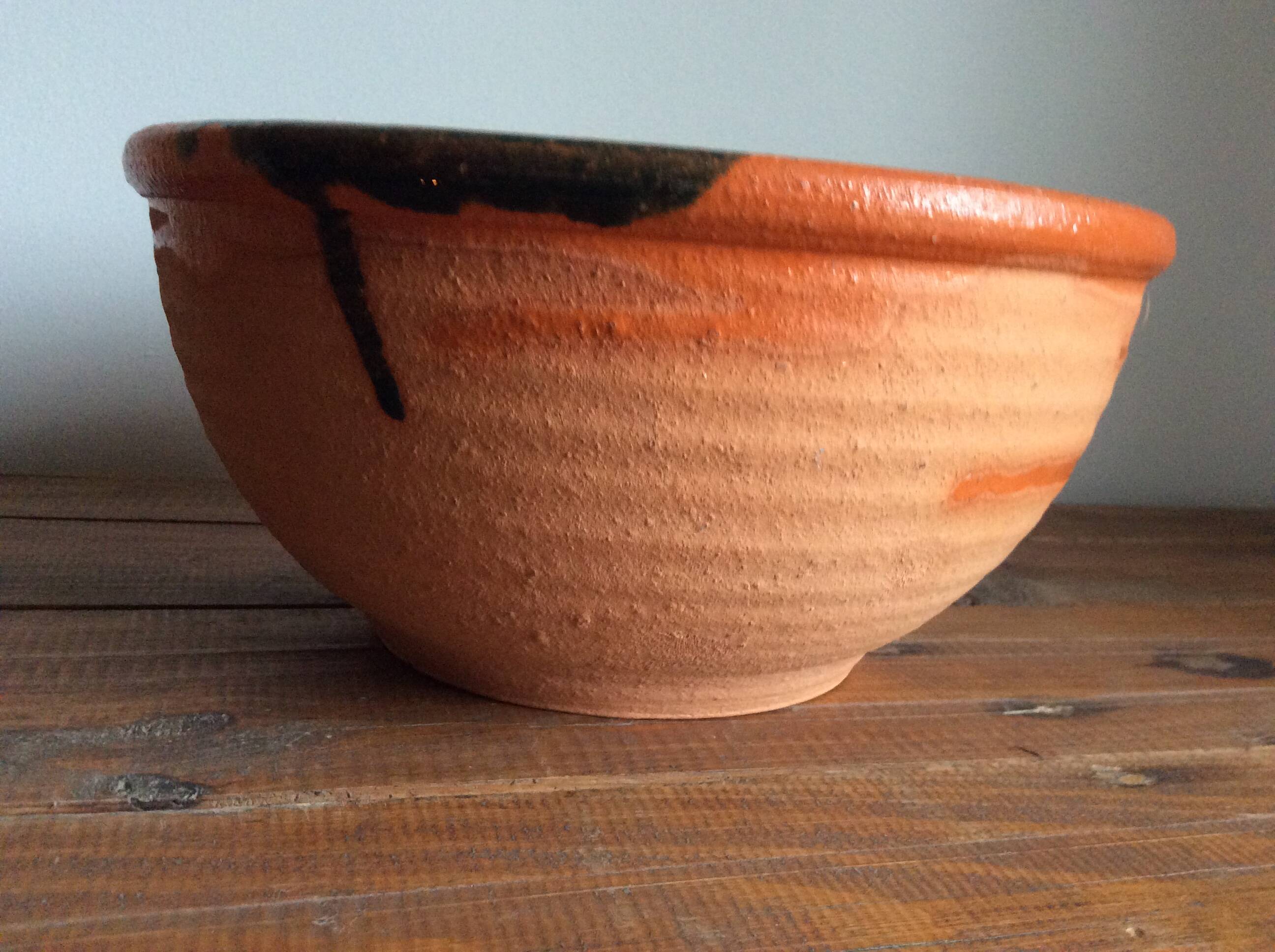 Terracotta salad bowl