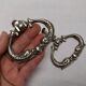 Old furniture handle drawer door fish dolphin pendant