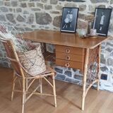 Rattan desk