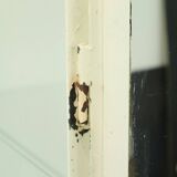 Old Metal Pharmacy Cabinet Medicine Cabinet Glass Industrial 1970s