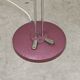 Chrome metal floor lamp opaline triplex Lidokov ex Czechoslovakia