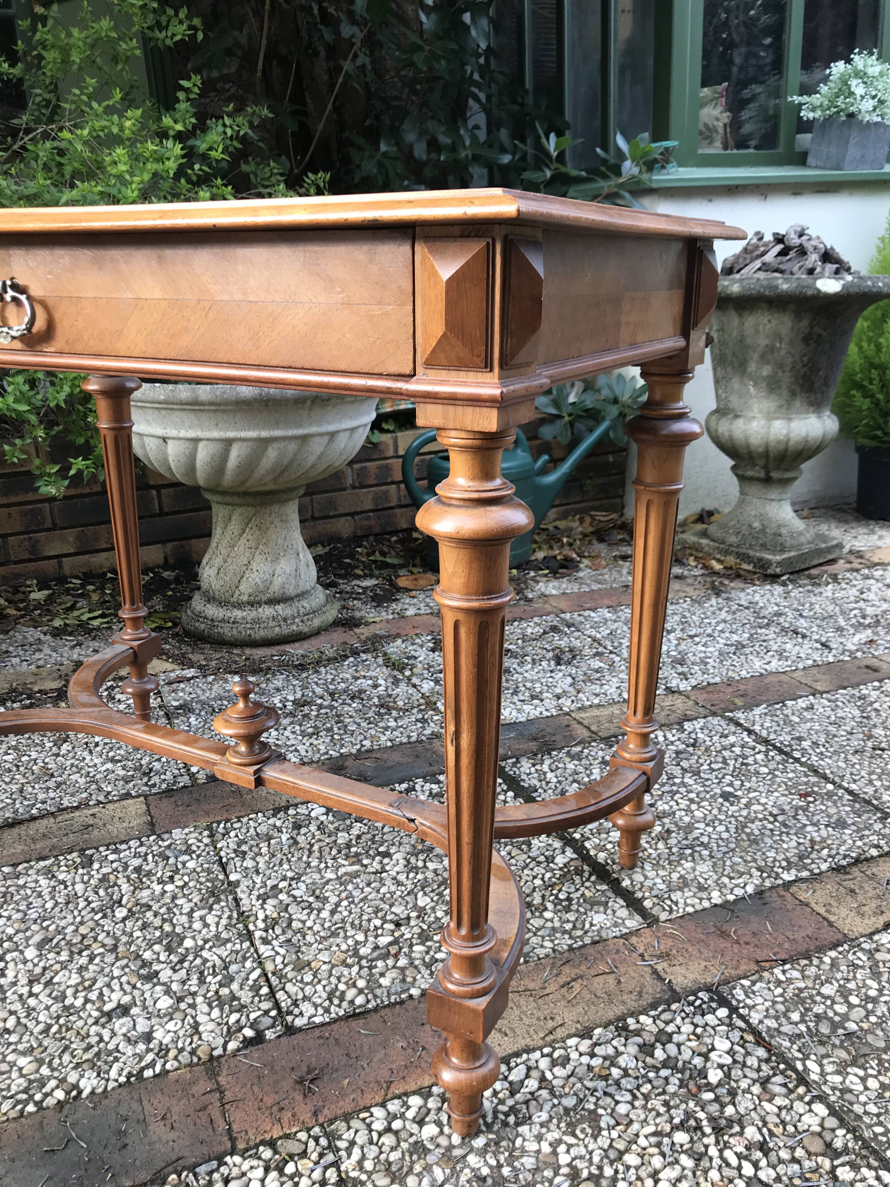 Old walnut desk