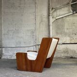 Brutalist armchair