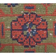 1980s Vintage Turkish Hand-Knotted Floral Runner 82x346