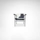 LC1 ponyskin armchair by Le Corbusier et al for Cassina 1980s