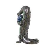 Valérie Courtet. Crocodile carrying hippos. Contemporary.