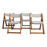 Set of 4 'Kon-Tiki' Folding Chairs by Gillis Lundgren for IKEA 1970s