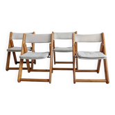 Lot de 4 chaises pliantes « Kon-Tiki » par Gillis Lundgren pour IKEA années 1970