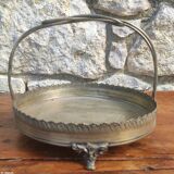 Plat en métal vintage