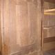 Old wardrobe of manor or castle XIXth in oak