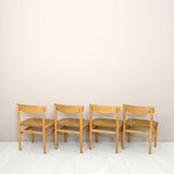 Set of 8 chairs by børge mogensen for karl andersson