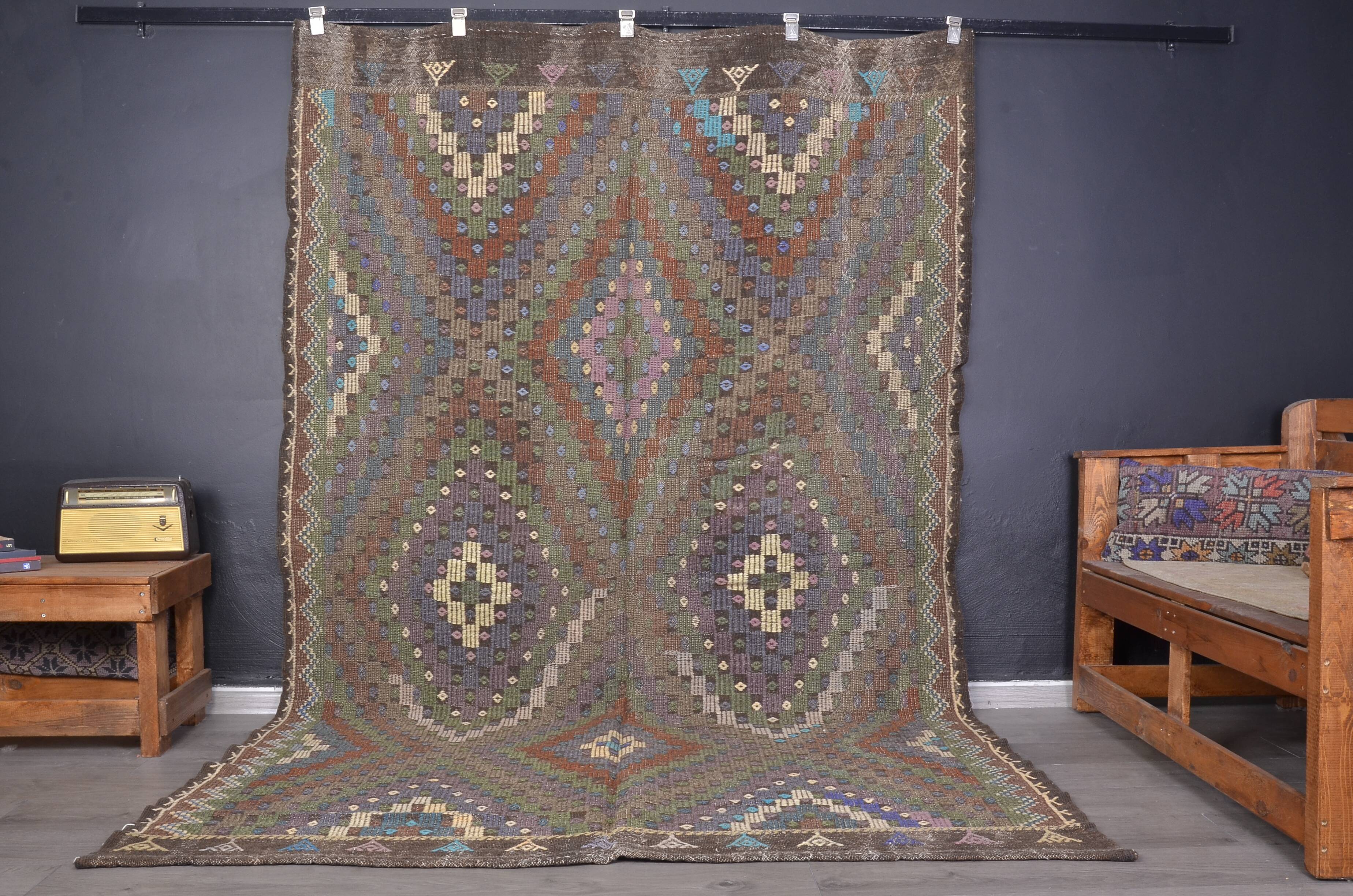 Vintage Anatolian Kilim Rug sku1887
