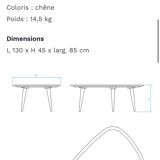Red 50's edition large coffee table