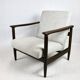 Light grey GFM-142 Chair by Edmund Homa, 1970s