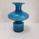 Blue opaline vase Holmegaard Carnaby series