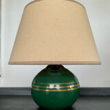Vintage glazed ceramic lamp