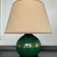 Vintage glazed ceramic lamp
