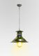 Suspension de grange nautique verte classique