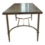 Rectangular pedestal table