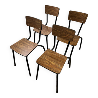 60s school chairs (X4)