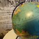Vintage Taride sheet metal globe 1960s