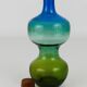 Coloured Tropico carafe in glass by Göran Wärff for Pukeberg, Sweden, 1960.