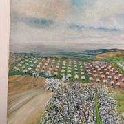 Spring landscape, Puy de Dôme, signed Maurice Bouillot, 1972