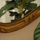 Miroir rocaille style Louis XV artisanal en bois doré XXème 80X65