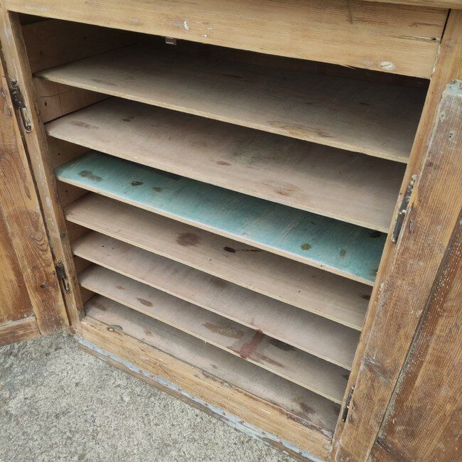 Natural wood buffet
