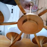 Lustre space -age laiton et opaline