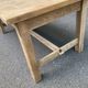 Renovated farmhouse dining table in raw wood from the 20th century 185cm