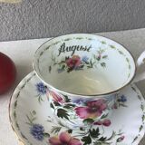 Royale Albert Flower of the month tea cups - Flower of the month August