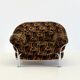 Chaises longues italiennes vintage avec cadre tubulaire