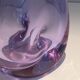 Pear-shaped glass vase