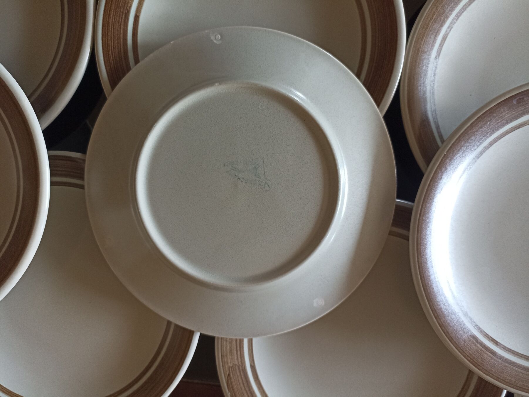 10 dessert plates - Longchamp - Grises et chocolat