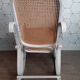 Rocking-chair "vintage" white and canning.