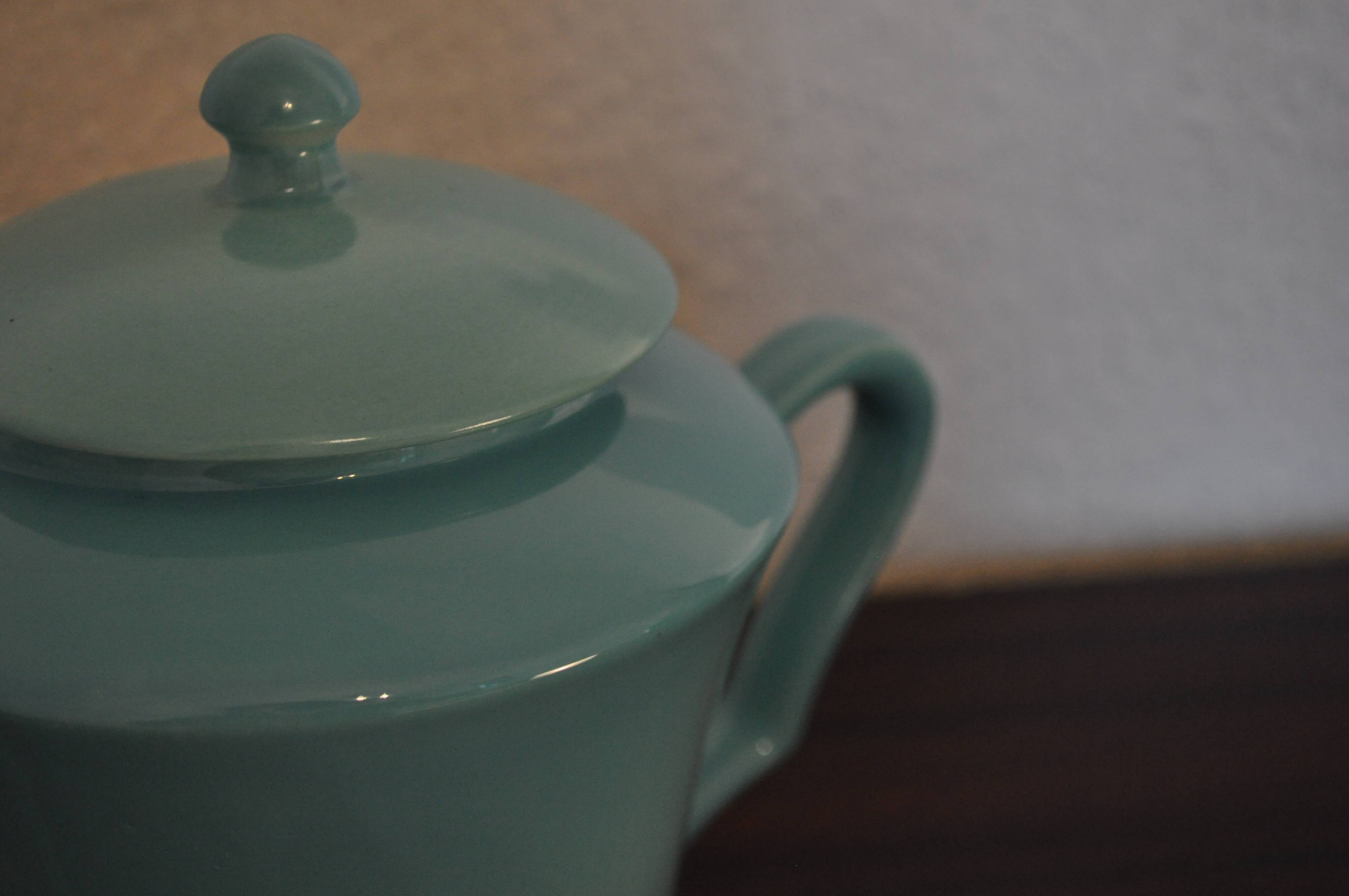 Blue teapot