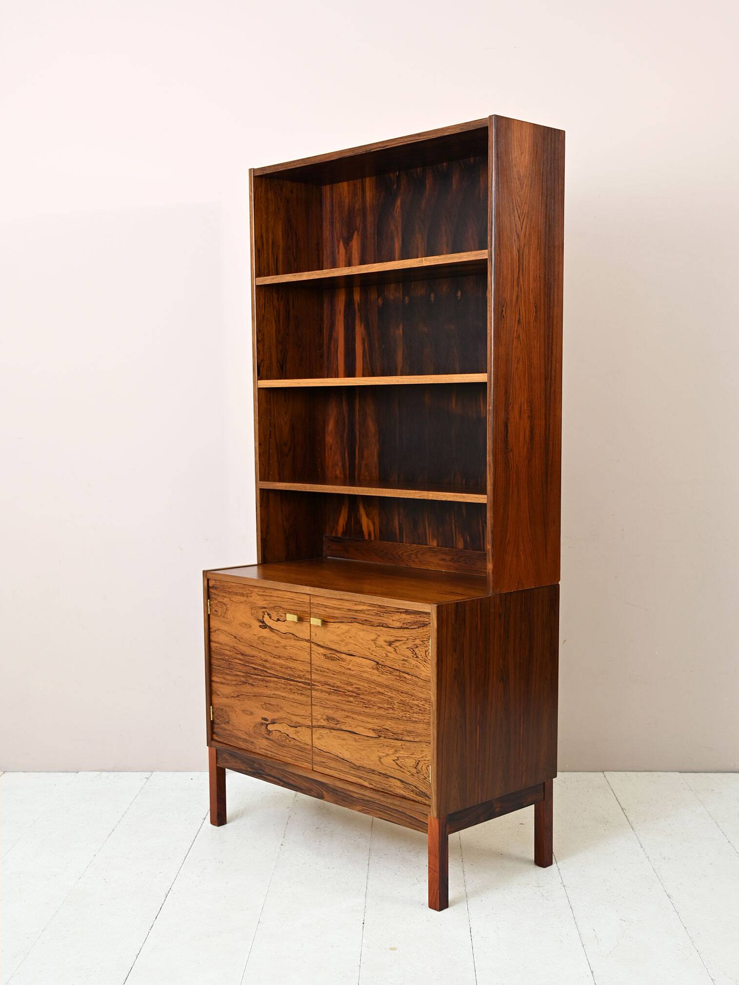 Scandinavian rosewood bookcase
