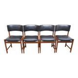Set of 4 vintage dining chairs, 1960s
