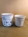 Two porcelain jam jars