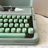 Machine à écrire vert menthe hermes baby made in switzerland