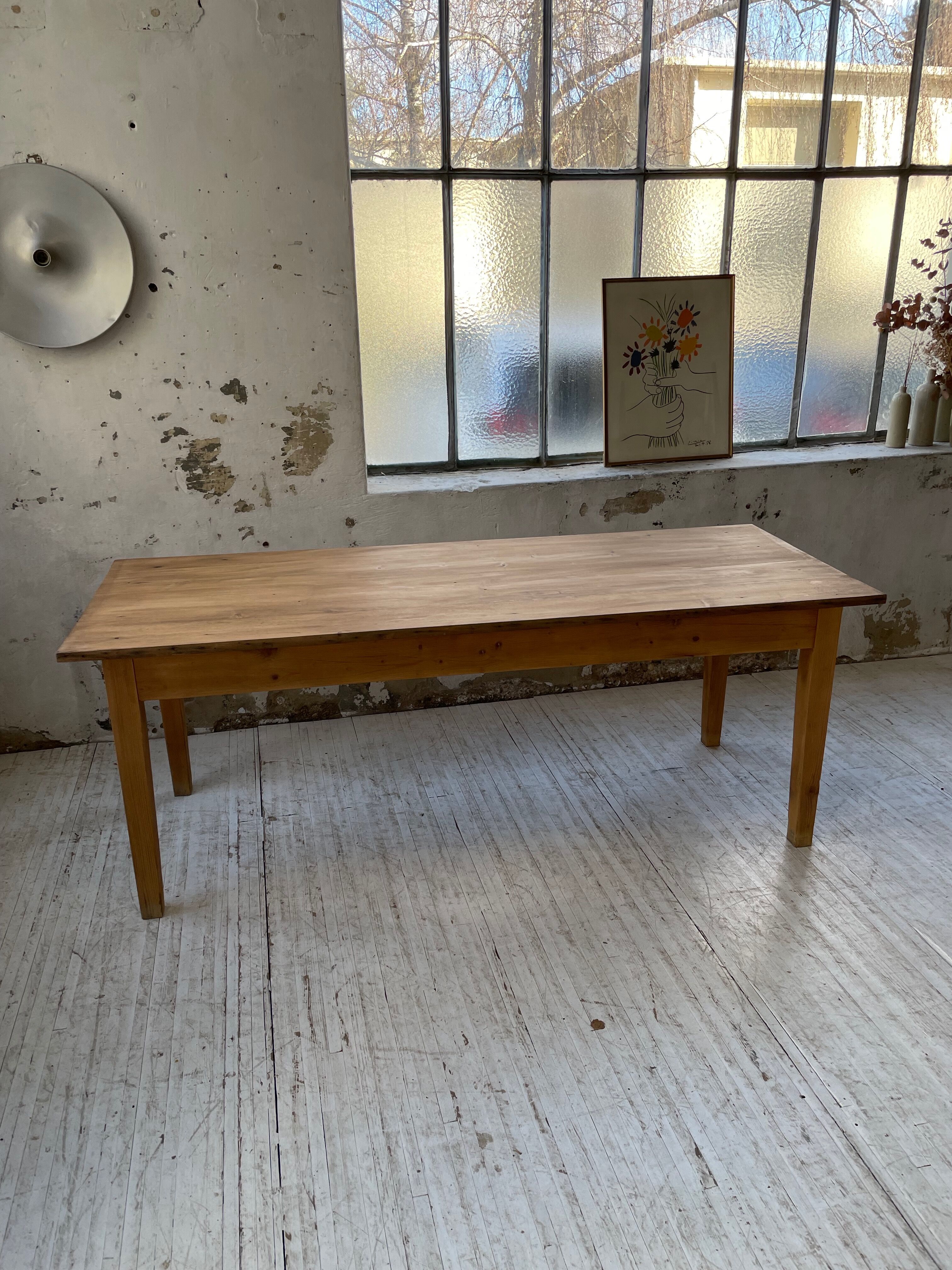 Farmhouse table 2m in pine