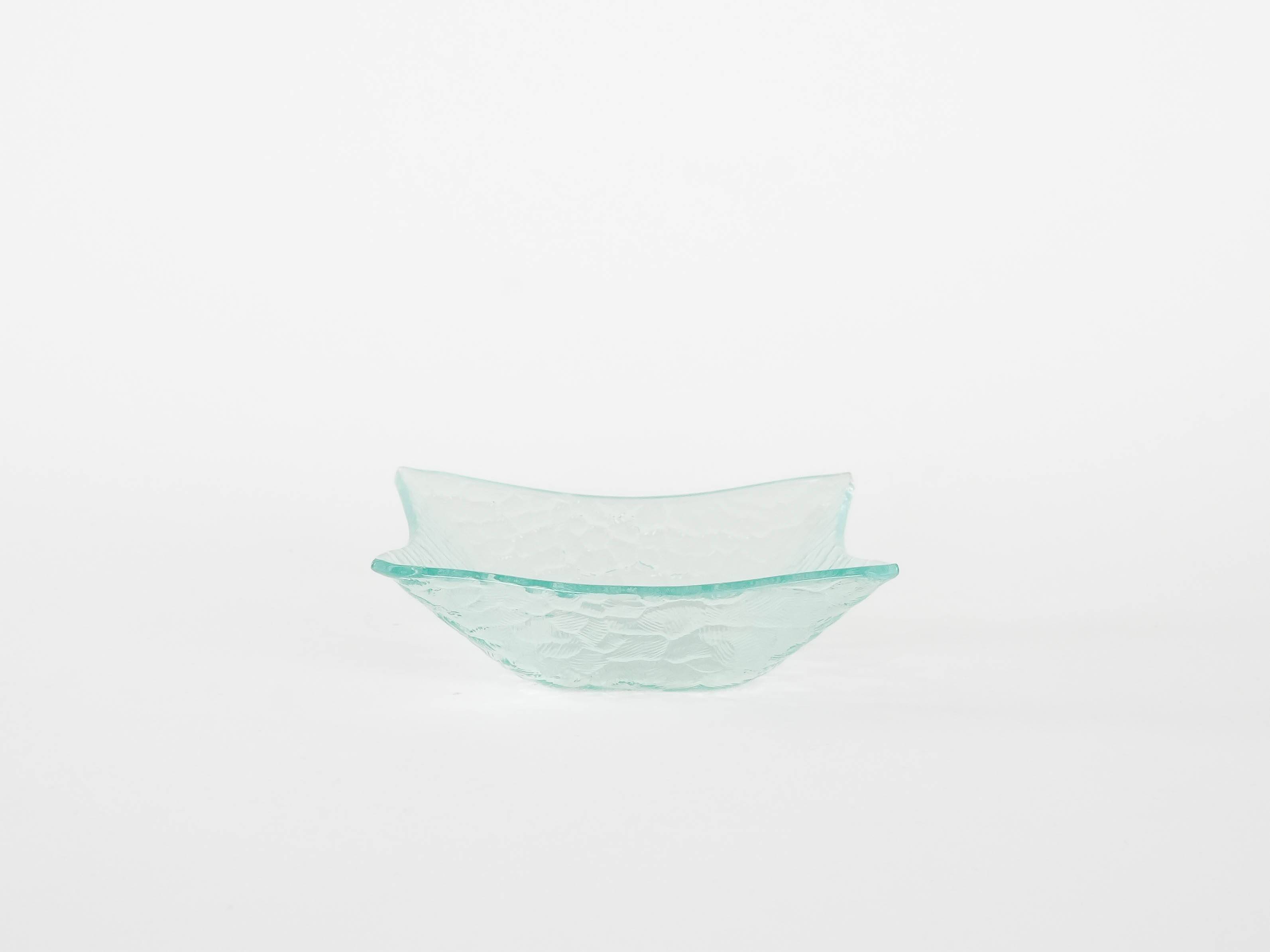Glass bowl, Danish design, 1970s, manufactured in Denmark