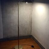 70's brass reading floor lamp