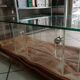 Table basse Cheverny modèle Mini star 1970 vintage plexiglas et verre
