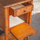 Bedside table wood imitation bamboo, bedside table, side table, interior decoration