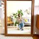 Vintage beveled wooden mirror 120x92