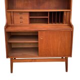 Danish library and its teak secretary 1960 by Johannes Sorth