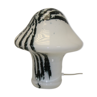 Table lamp Mushroom made of glass